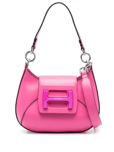HOGAN - H-bag Mini Hobo Leather Shoulder Bag #1070994