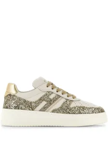 HOGAN - H630 Leather And Glitter Sneakers #1346038