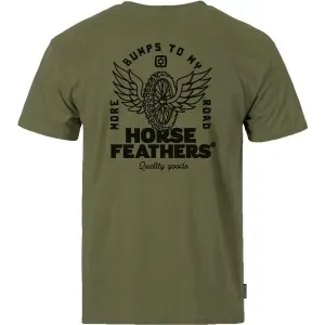Horsefeathers WHEEL Herren T-Shirt, khaki, größe