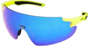 HQBC QP8 Fluo Yellow/Blue Mirror Fahrradbrille