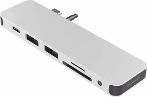 HyperDrive SOLO USB-C Hub für MacBook + andere USB-C-Geräte - Silber