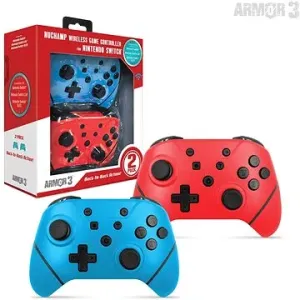 Armor3 NuChamp Wireless Controller Pack for Nintendo Switch (2in1) (Blue, Red)