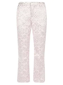 I LOVE MY PANTS - Cotton Cropped Flared Trousers #216482