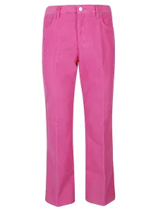 I LOVE MY PANTS - Ribbed Velvet Flared Trousers #1431481