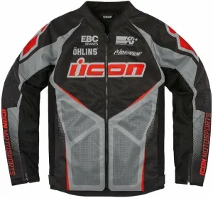 ICON - Motorcycle Gear Hooligan Ultrabolt™ Jacket Black 2XL Textiljacke