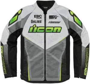 ICON - Motorcycle Gear Hooligan Ultrabolt™ Jacket Hi-Viz 2XL Textiljacke