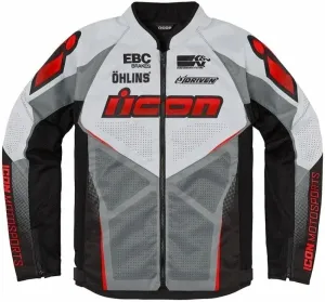 ICON - Motorcycle Gear Hooligan Ultrabolt™ Jacket Red 2XL Textiljacke