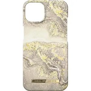 Mode iDeal von Schweden für iPhone 14 Sparkle Greige Marmor