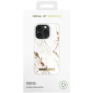 iDeal of Sweden Schutzhülle Fashion für iPhone 15 Pro Carrara Gold
