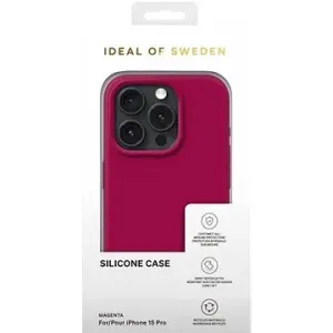 iDeal of Sweden Silikon-Schutzhülle für iPhone 15 Pro Magenta