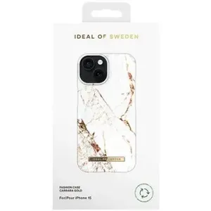iDeal of Sweden Schutzhülle Fashion für iPhone 15 Carrara Gold