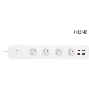 iGET HOME Power 4 USB - Smart WiFi Verlängerungskabel 4x AC 230V mit 4x USB Anschluss, Leistungsmess