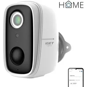 iGET HOME Camera CS9 Battery - Batterie IP FullHD Kamera mit Bewegungserkennung und Nachtsicht, 2x H