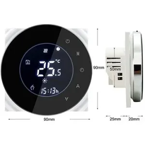 iQtech SmartLife GCLW-W - WLAN Thermostat für Heizkessel mit potentialfreier Schaltung - weiß