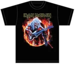 Iron Maiden T-Shirt Fear Live Flames Herren Black M