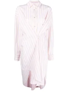 MARANT ETOILE - Seen Striped Cotton Shirtdress