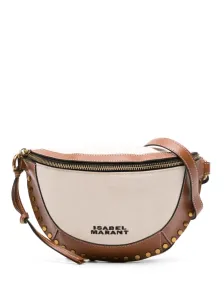 ISABEL MARANT - Skano Cotton And Leather Beltbag