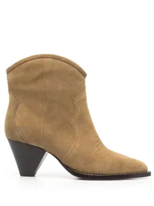 ISABEL MARANT - Darizo Leather Ankle Boots #1441748