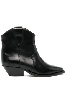 ISABEL MARANT - Dewina Leather Ankle Boots