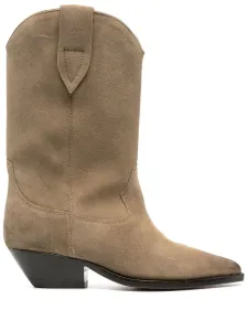 ISABEL MARANT - Duerto Leather Ankle Boots #1499268