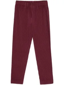 HOMME PLISSE' ISSEY MIYAKE - Pleated Straight Leg Trousers #1520877
