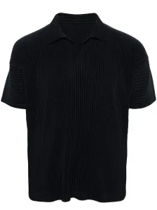 ISSEY MIYAKE - Pleated Polo Shirt