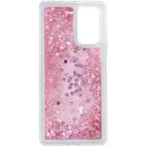 iWill Glitter Liquid Heart Case für Xiaomi Redmi Note 10 Pro Pink