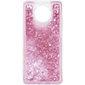iWill Glitter Liquid Heart Case für Xiaomi Redmi Note 9T 5G Pink