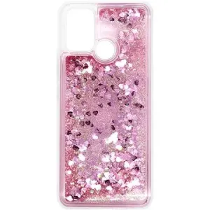 iWill Glitter Liquid Heart Case für Realme 7i Pink