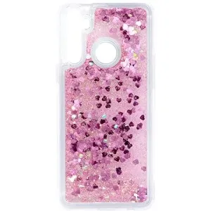 iWill Glitter Liquid Heart Case für Realme C3 - pink