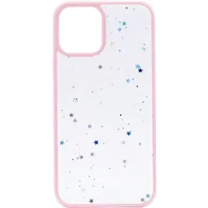 iWill Clear Glitter Star Phone Case für iPhone 12 Pink
