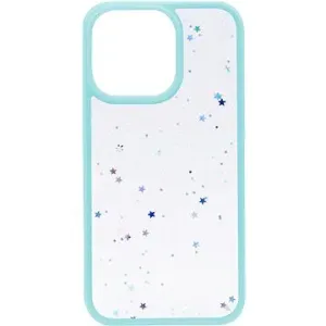 iWill Clear Glitter Star Phone Case für iPhone 13 Pro Blue