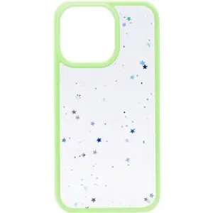 iWill Clear Glitter Star Phone Case für iPhone 13 Pro Green