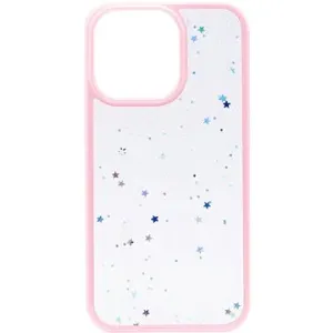 iWill Clear Glitter Star Phone Case für iPhone 13 Pro Pink