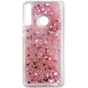 iWill Glitter Liquid Heart Case für Huawei P40 Lite E Pink