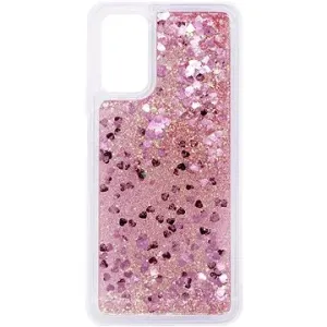 iWill Glitter Liquid Heart Case für Xiaomi POCO M3 - pink
