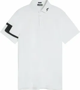 J.Lindeberg Heath Regular Fit Golf Polo White L #1144448