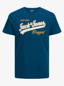 Jack & Jones Logo T-Shirt Blau #1307120