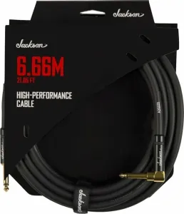 Jackson High Performance Cable Schwarz 3,33 m Gerade Klinke - Winkelklinke