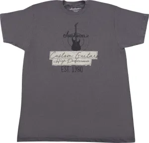 Jackson T-Shirt Custom Guitar Charcoal 2XL