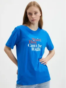 Jacqueline de Yong Mille T-Shirt Blau #428337