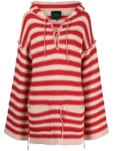 JEJIA - Striped Wool Hoodie #217750