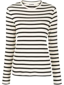 JIL SANDER - Striped Cotton Long-sleeve T-shirt