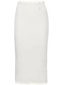 JIL SANDER - Cotton Midi Skirt