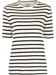 JIL SANDER - Striped Cotton T-shirt #1488303