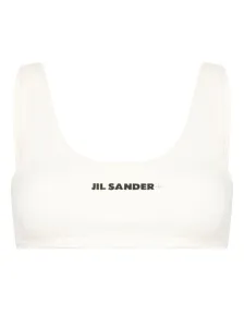 JIL SANDER - Logo Print Bikini Top #1525810