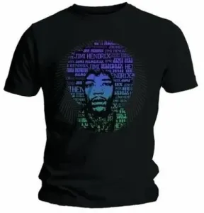 Jimi Hendrix T-Shirt Afro Speech Unisex Black M