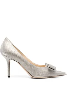 JIMMY CHOO - Love/bow 85 Leather Pumps #1308700