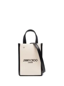 JIMMY CHOO - Mini N/s Tote Canvas Shopping Bag