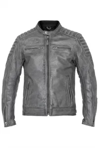 John Doe Leather Storm Grau Jacke Größe 3XL